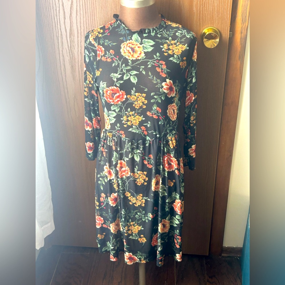 Monteau xl babydoll sheer dress
